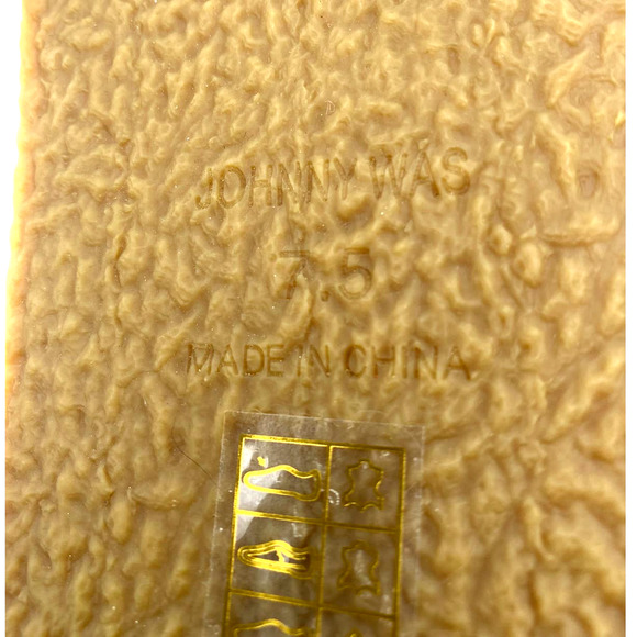 Johnny Was Jenna Floral Crisscross Platform Sandal EUC Woman's SZ: 7.5 WS3122 - Picture 9 of 10